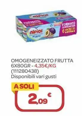 Bimbo Store Omogeneizzato frutta nipiol offerta