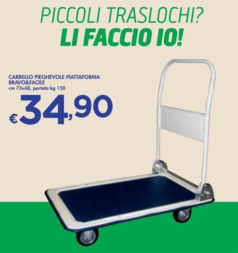Bennet Carrello pieghevole piattaforma bravo&facile offerta