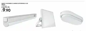 Faretti plafoniere o lampade sottopensili a led implux