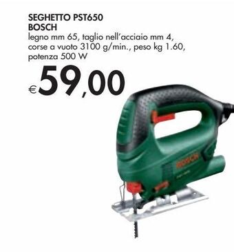 Bennet Seghetto pst650 bosch offerta
