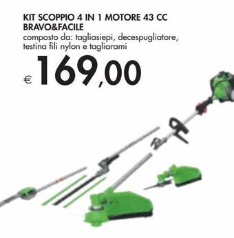 Kit scoppio 4 in 1 motore 43 cc bravo&facile