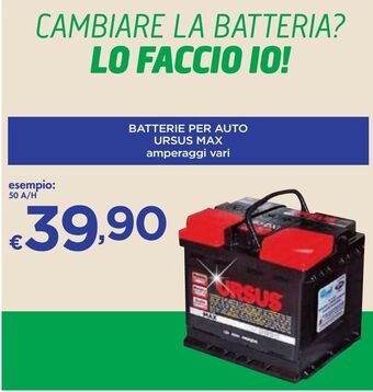 Bennet Batterie per auto ursus max offerta