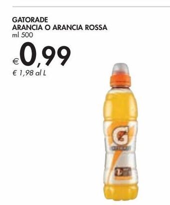 Gatorade arancia o arancia rossa