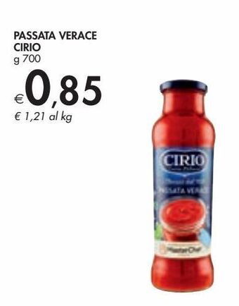 Bennet Passata verace cirio offerta