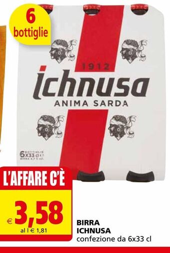 Il Gigante Birra ichnusa offerta