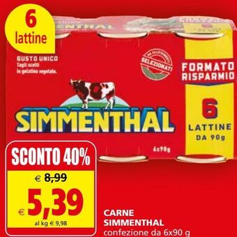 Il Gigante Carne simmenthal offerta
