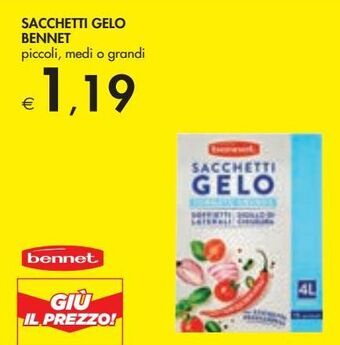 Bennet Sacchetti gelo bennet offerta