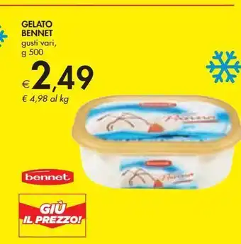 Bennet Gelato bennet offerta