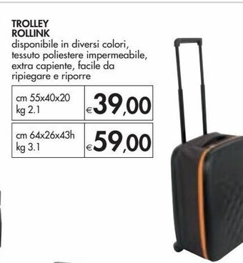 Bennet Trolley rollink offerta