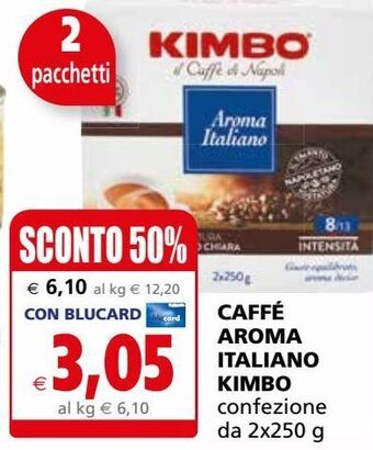 Il Gigante Caffè aroma italiano kimbo offerta