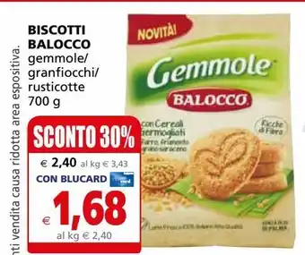 Il Gigante Biscotti balocco offerta