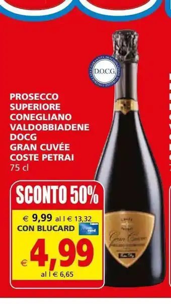 Il Gigante Prosecco superiore conegliano valdobbiadene docg gran cuvee coste petrai offerta