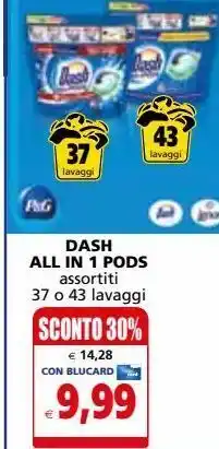 Il Gigante Dash all in pods offerta