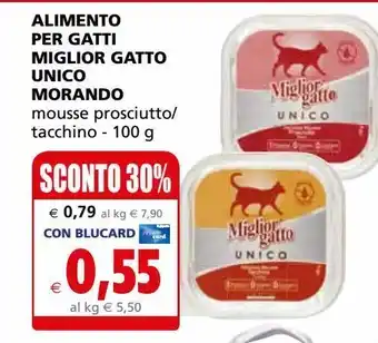 Alimento per gatti miglior gatto unico morando
