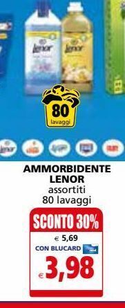 Il Gigante Ammorbidente lenor offerta