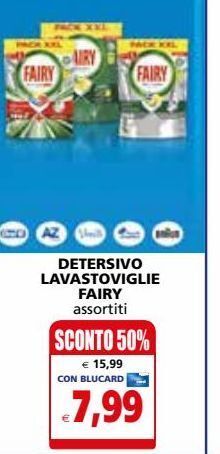Il Gigante Detersivo lavastoviglie fairy offerta