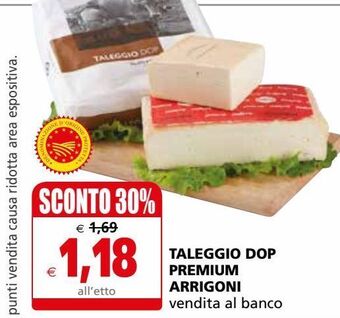 Il Gigante Taleggio dop premium arrigoni offerta