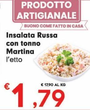 Despar Insalata russa con tonno martina offerta