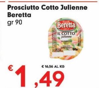 Despar Prosciutto cotto julienne beretta offerta