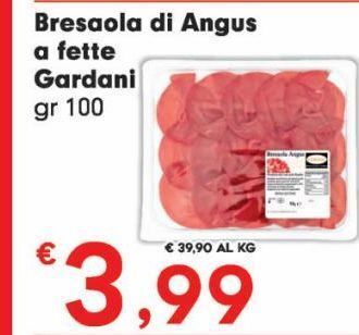 Despar Bresaola di angus gardani offerta