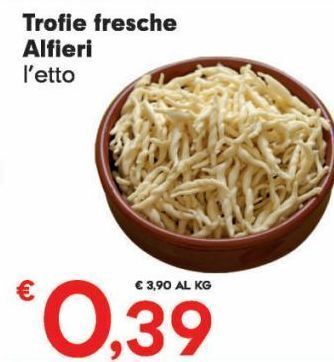 Despar Trofie fresche alfieri offerta