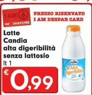 Latte candia alta digeribilità senza lattosio