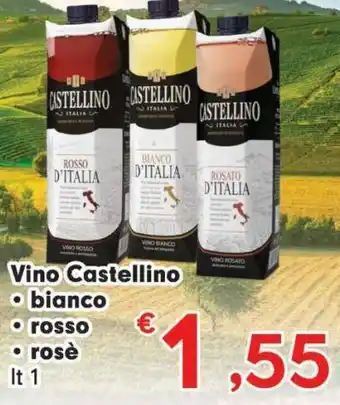 Vino castellino -bianco -rosso -rosè