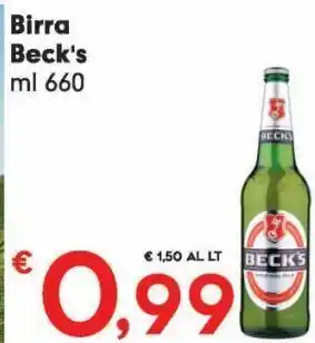 Despar Birra beck's offerta