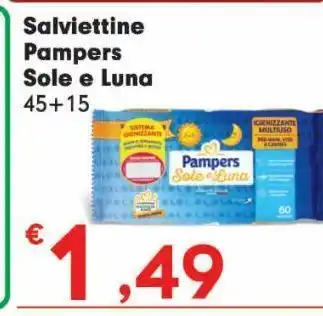 Despar Salviettine pampers sole e luna offerta