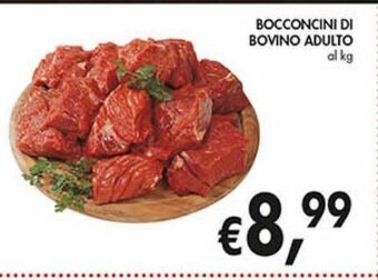 Bocconcini di bovino adulto