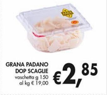 Supermercato Coal Grana padano dop scaglie offerta