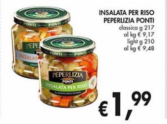 Insalata per riso peperlizia ponti