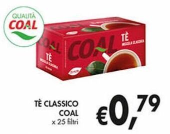 Supermercato Coal Tè classico coal offerta