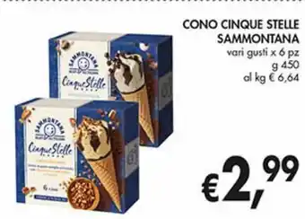 Supermercato Coal Cono cinque stelle sammontana offerta