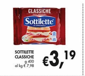 Supermercato Coal Sottilette classiche offerta