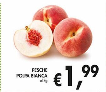 Supermercato Coal Pesche polpa bianca offerta