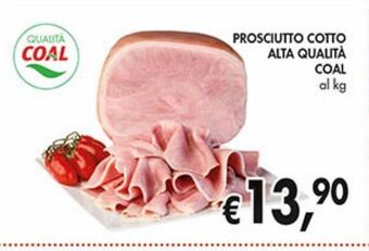Supermercato Coal Prosciutto cotto coal offerta