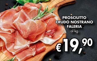 Supermercato Coal Prosciutto crudo nostrano faleria offerta