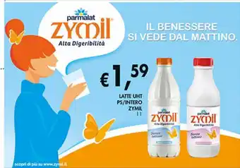 Supermercato Coal Latte uht zymil parmalat offerta