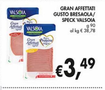 Supermercato Coal Gran affettati valsoia offerta