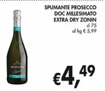 Supermercato Coal Spumante prosecco doc millesimato offerta