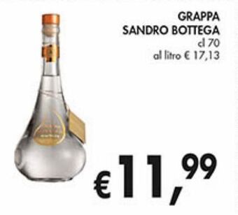 Supermercato Coal Grappa sandro bottega offerta