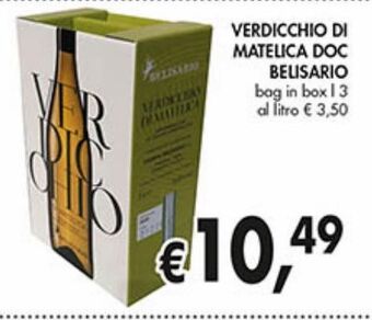 Supermercato Coal Verdicchio di matelica doc belisario offerta
