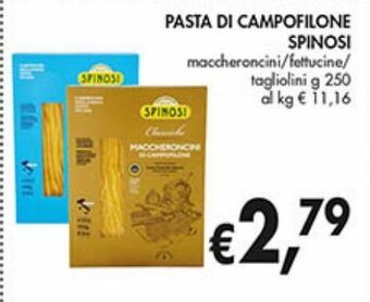 Supermercato Coal Pasta di campofilone spinosi offerta