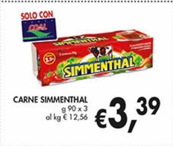 Supermercato Coal Carne simmenthal offerta