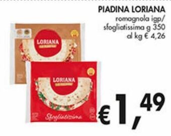 Piadina loriana