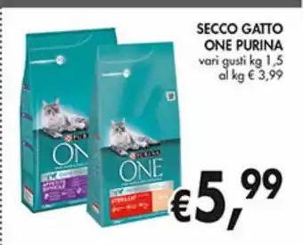 Supermercato Coal Secco gatto purina one offerta
