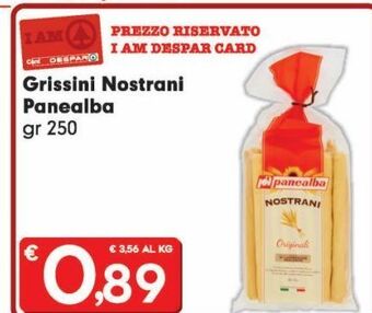 DeSpar Express Grissini nostrani panealba offerta
