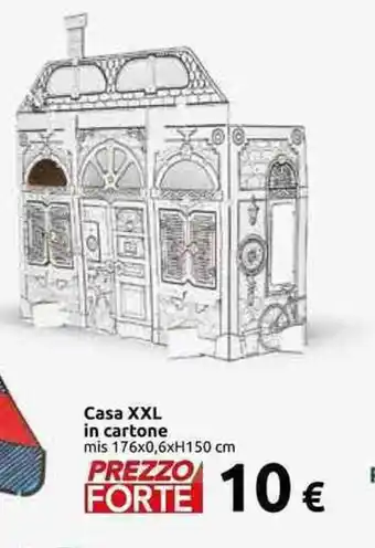 Carrefour Casa XXL in cartone 176x0,6xH150cm offerta