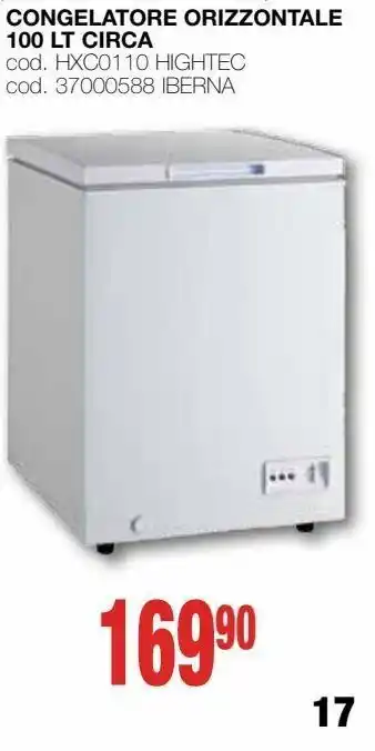 Mondo Brico Congelatore orrizontale 100 lt circa offerta